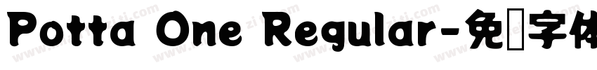 Potta One Regular字体转换